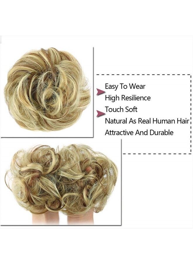 MORICA - 1PCS Messy Hair Bun Hair Scrunchies Extension Curly Wavy Messy Synthetic Chignon for women Updo Hairpiece - Image 1