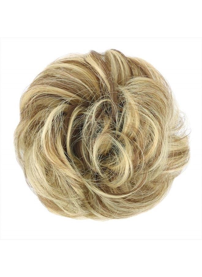 MORICA - 1PCS Messy Hair Bun Hair Scrunchies Extension Curly Wavy Messy Synthetic Chignon for women Updo Hairpiece - Image 1