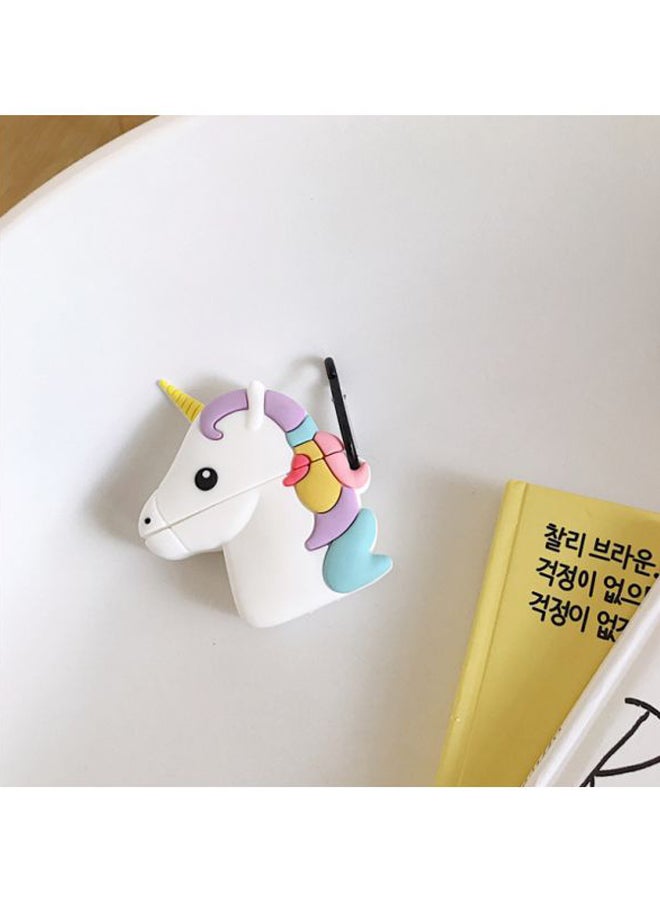 Beauenty Unicorn Shaped Case Cover For Apple AirPods 1/2 White/Purple/Yellow - Image 2