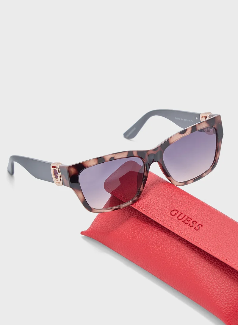 جس Square Uv-Protected Wayfarer Sunglasses