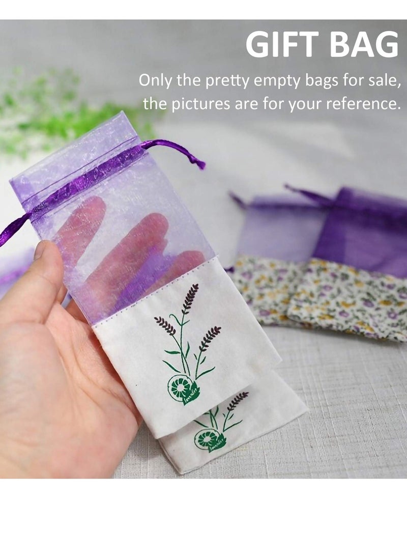 20pcs Empty Organza Gauze Lavender Cotton Sachet Bags for Gifts, Jewelry, and Watches - Perfect for Festivals and Special Occasions.  - Image 4