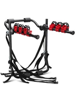 LIMOS LOMS Bicycle Car Trunk Rack Bike Carrier for 3 Bicycles，Double Foldable Rack  - Image 1