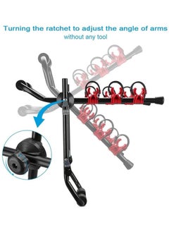 LIMOS LOMS Bicycle Car Trunk Rack Bike Carrier for 3 Bicycles，Double Foldable Rack  - Image 2