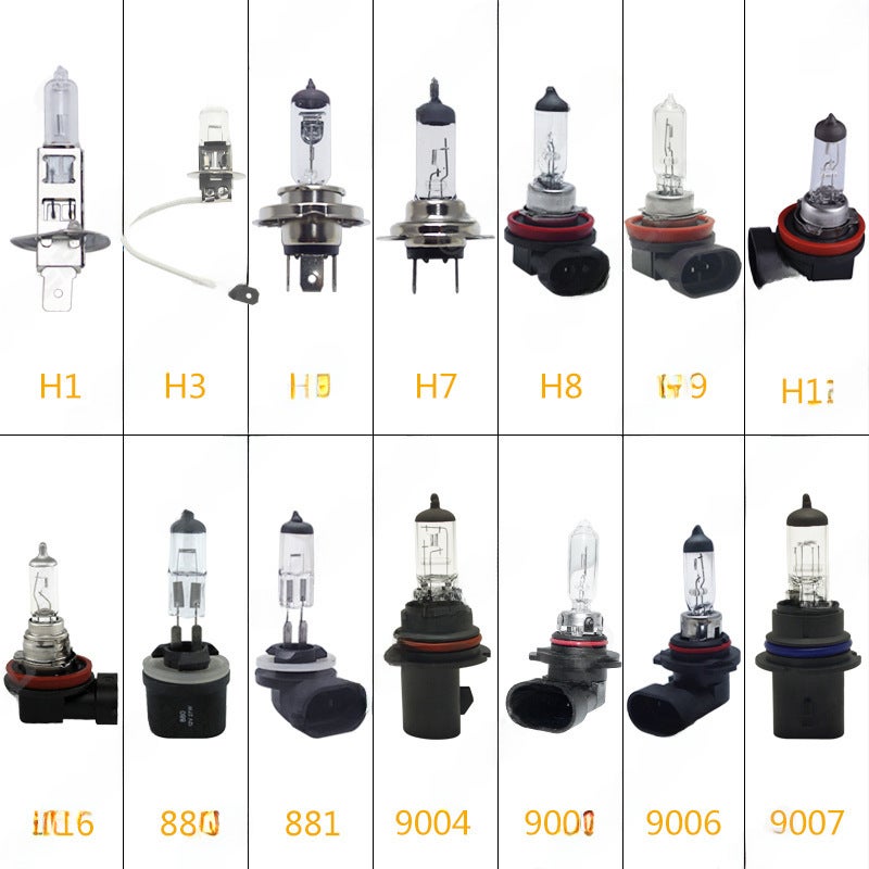 Loquat 12V Warm White Halogen Headlight Bulbs H1 H3 H4 H7 H8 H11 9004 H8-35W