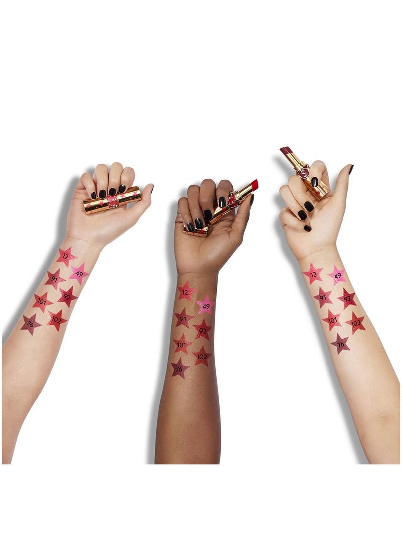 Yves Saint Laurent زيت روج فولوبتي شاين في عصا 3.2 جم - 76 أحمر في الظلام - Image 4