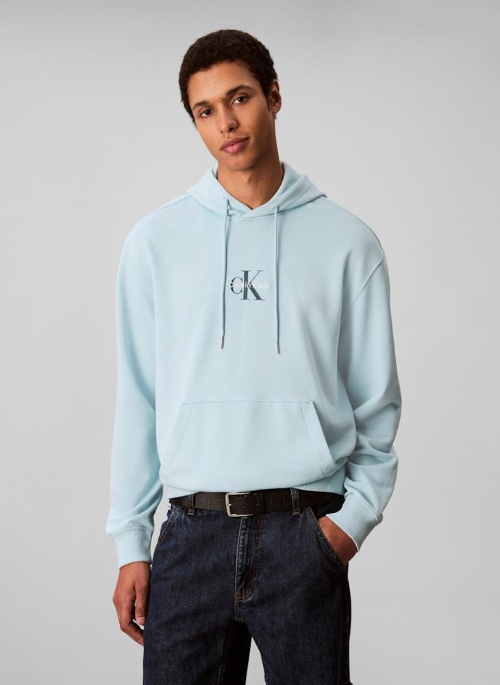 Calvin Klein Jeans 350Terry Micro Monogram Hoodie - Image 1
