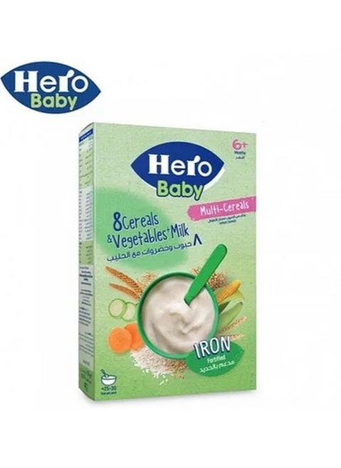 8 Cereals & Vegetables With Milk Iron Fortified