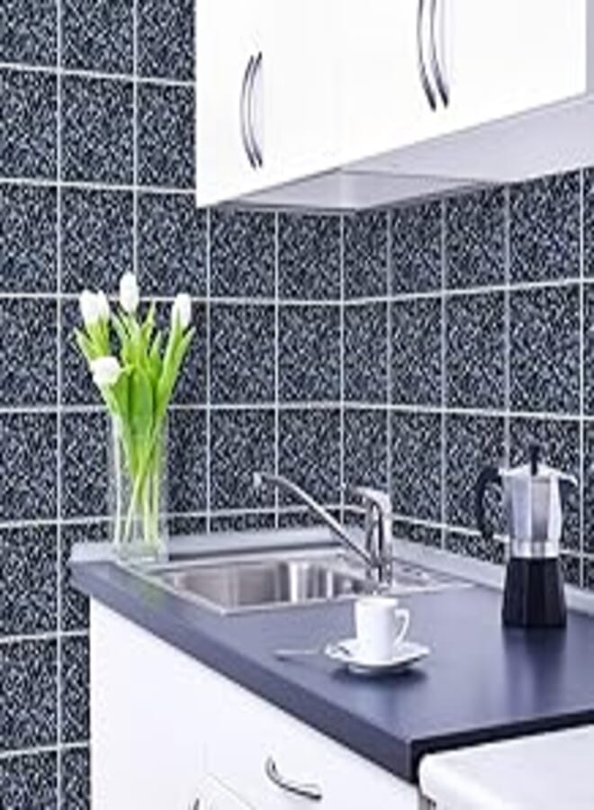Decorative vinyl wall tiles - Terrazzo mario (30Pcs 15x15cm per piece) 