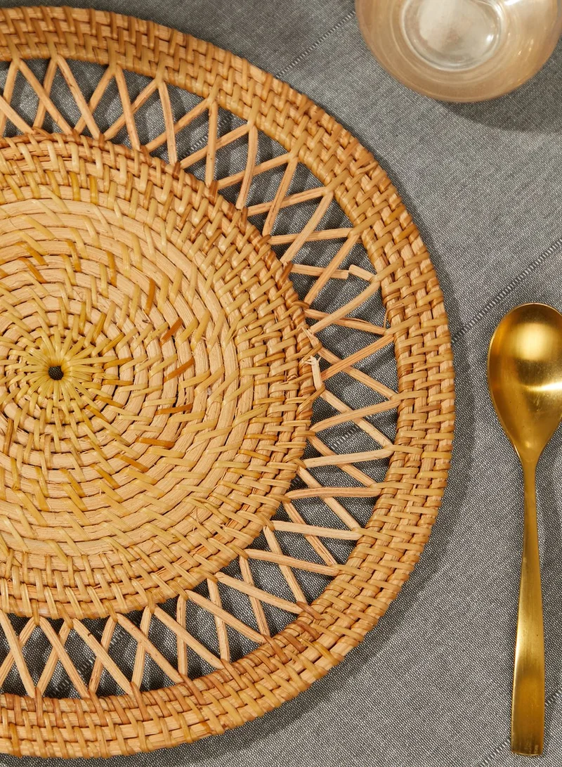 Ayra Rattan Braided Placemat