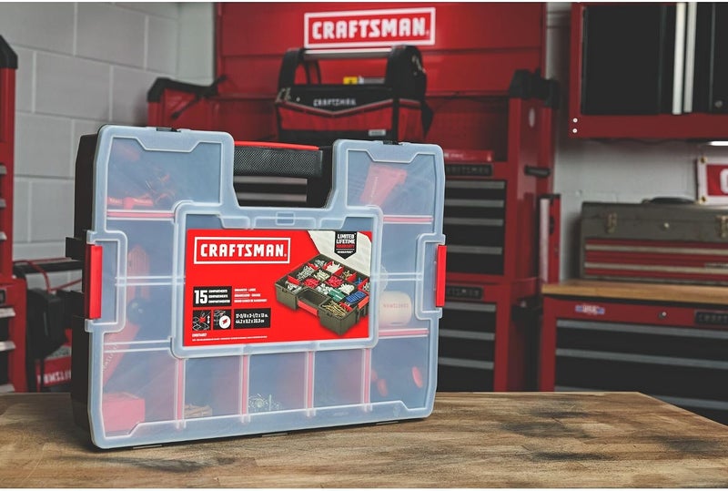CRAFTSMAN Large Storage Organizer, 15 Compartments (CMST14027) - Image 4