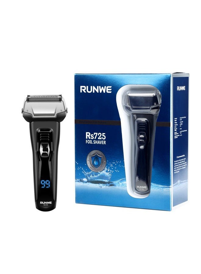 RUNWE Men's Electric Pop-Up Beard Trimmer and LCD Display - Image 5