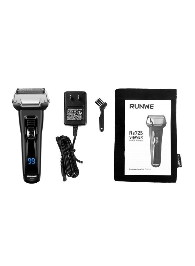 RUNWE Men's Electric Pop-Up Beard Trimmer and LCD Display - Image 4