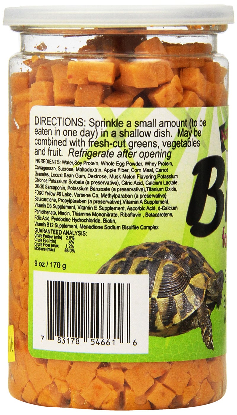 Nature Zone Snz54661 Melon Flavored Total Bites Soft Moist Food For Tortoise, 9-Ounce - Image 3