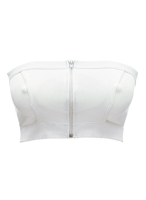 Easy Expression Hands-Free Pumping Bra White Extra Large
