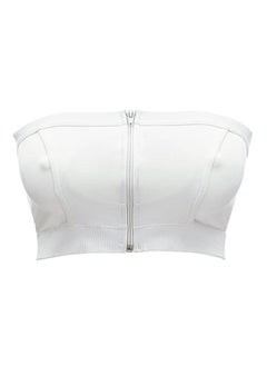 Medela Easy Expression Hands-Free Pumping Bra White Extra Large  - Image 1