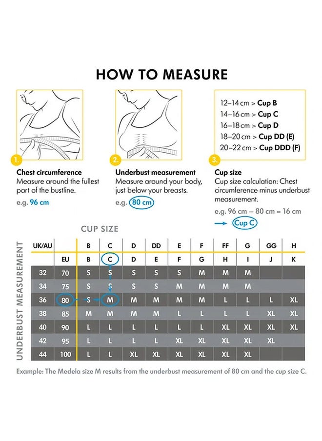 Medela - Easy Expression Hands-Free Pumping Bra White Extra Large - Image 1