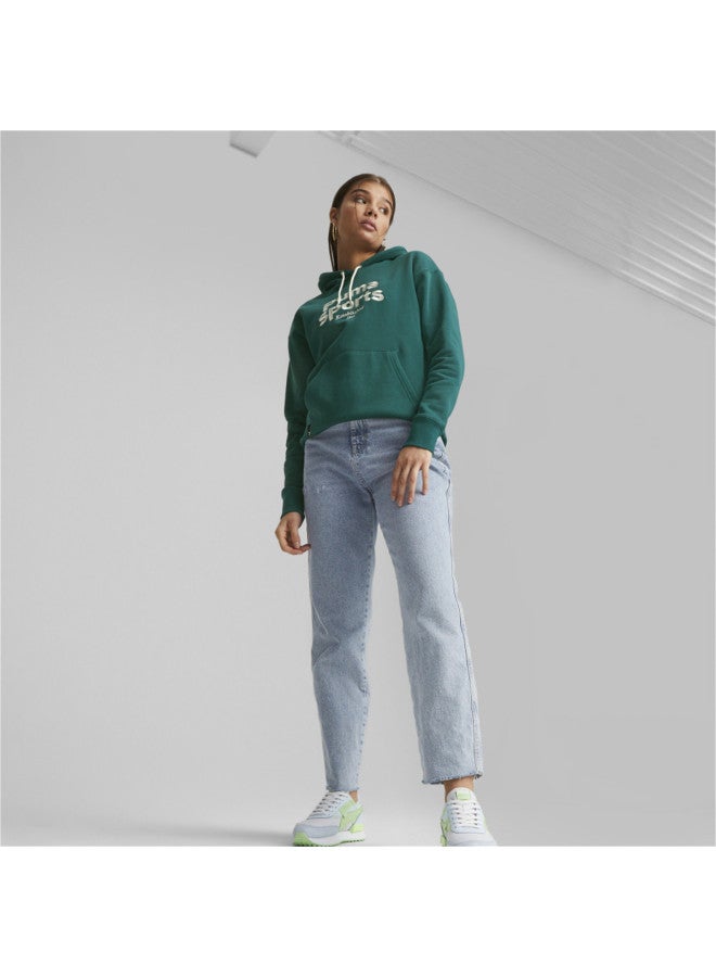 PUMA Fashion Large Logo Thin Fleece Windproof Women'S Hooded Pullover Long Sleeve Knitted Sweater Sports Hoodie Team - Image 5