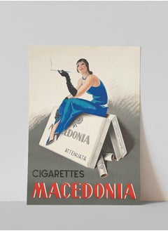 Woman Smoking Cigarette Vintage Poster Woman Portrait Vintage Advertisement Vintage Wall Art Printable Art