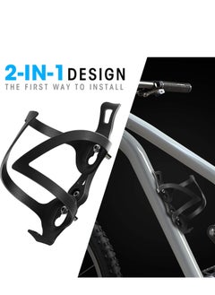 Y&D Bike Cup Holder Bicycle 2-in-1 Bottle Bracket Aluminum Alloy Water Cages Universal Rotation Drink Holders for Handlebars Motorcycle  - Image 3