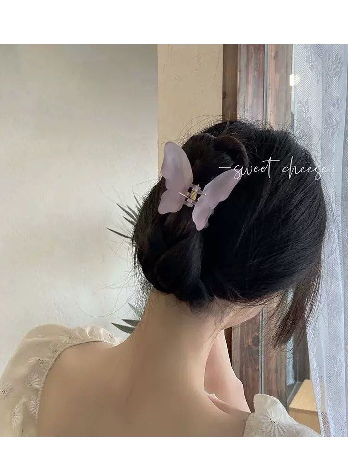 توكة كلبس شكل فراشه حاجه كده فعلا وهم في شكلها حقيقي تحفه اوي الوان عشوائى 3قطع - Image 4