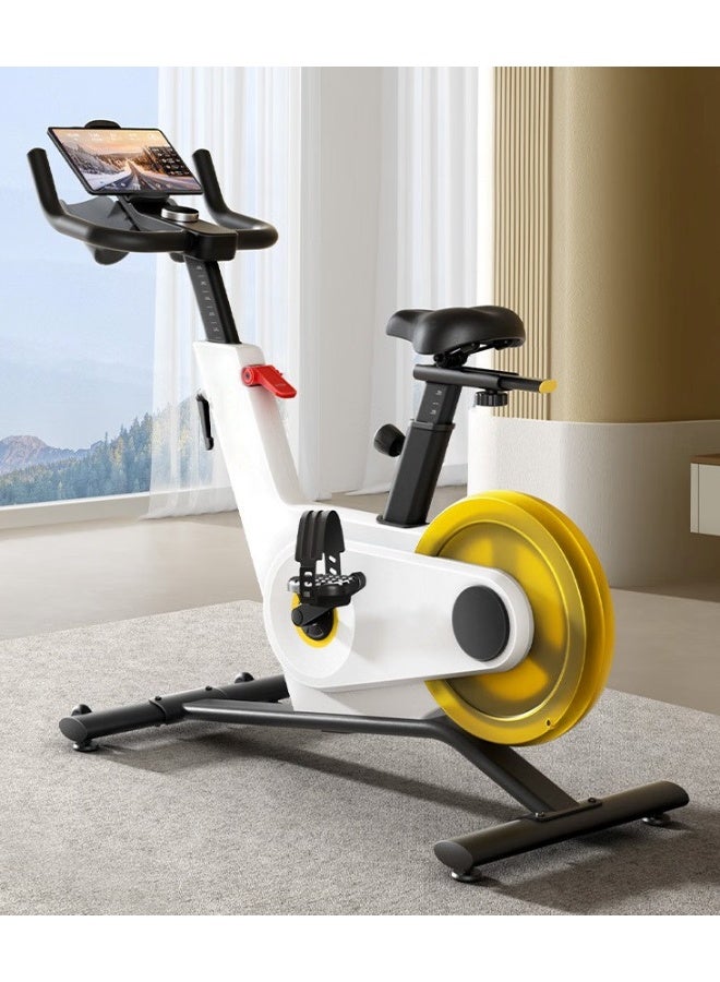 KINGSMITH Kingsmith Sprint Bike PB08S | Silent Stationary Bike Indoor Cycling Bike for home Gym Cardio with Readable Magnetic Resistance with Tablet Holder | White  - Image 4