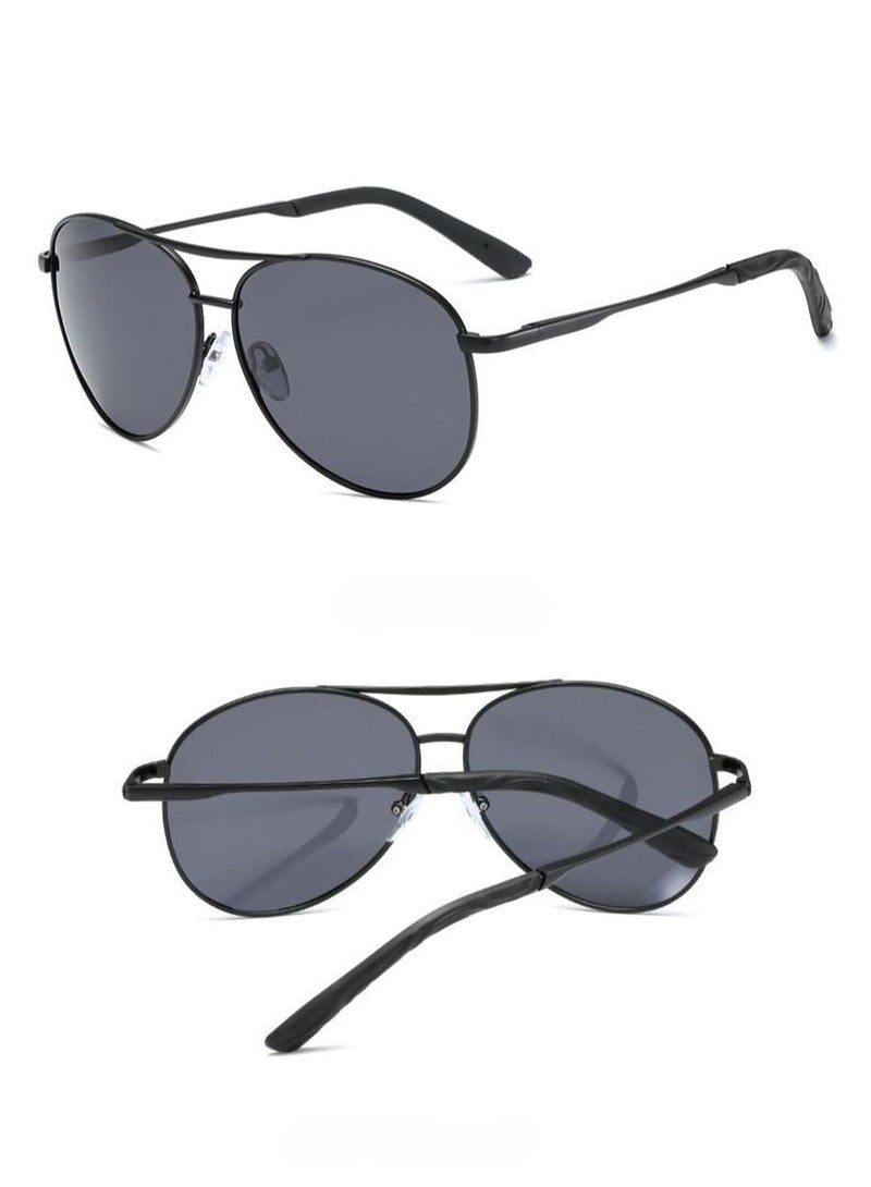 RedMapleTEK Polarized Full Frame UV400 Pilot Frame Sunglasses  - Image 3