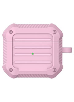 Case Cover Wireless Earphones Shockproof Carbon Fiber Luggage TPU Protective Case For AirPods 3 Pink
