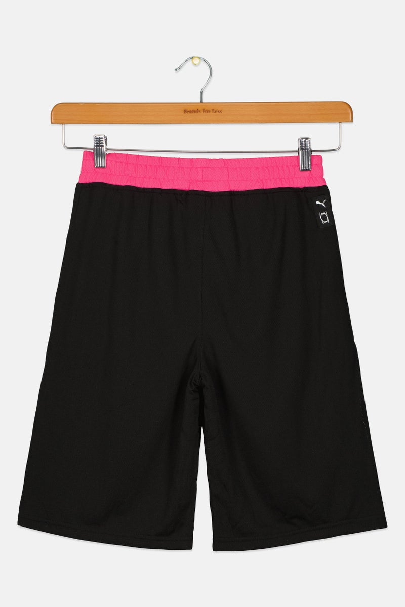 PUMA Kids Boy Brand Logo Basketball Shorts, Multicolor - Image 2