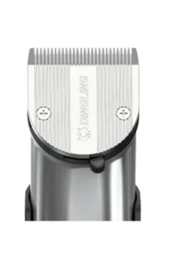 DINGLING - Professional Electric Hair Clipper with Blade Men's Hair Trimmer RF-609PRO Silver - Image 1