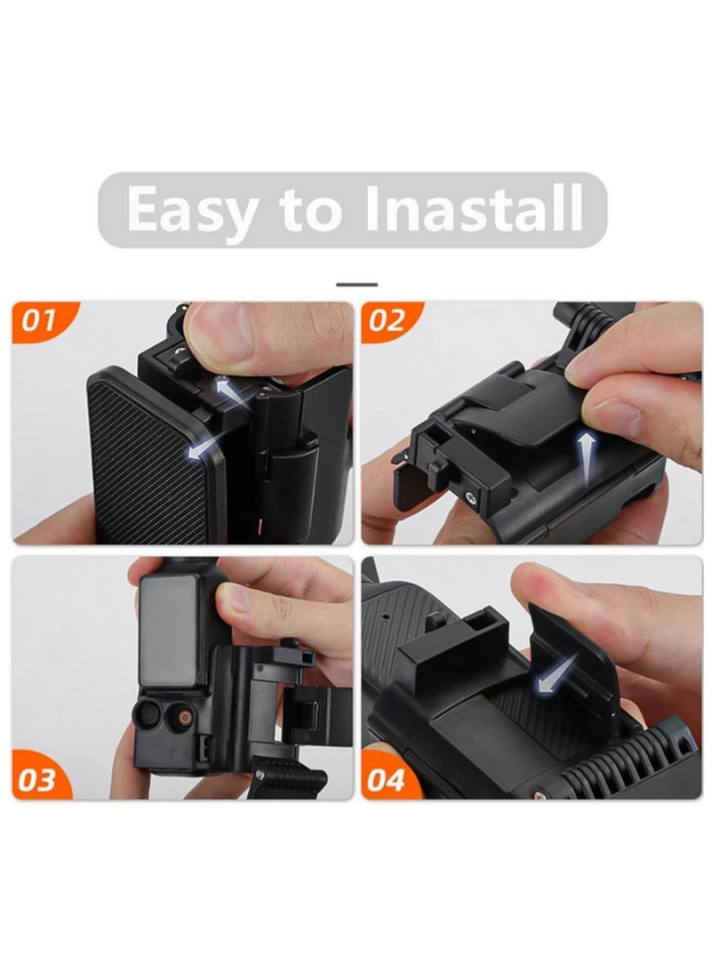 Generic 1pcsMagnetic Mount for DJI Osmo Pocket 3 Strong Magnetic Clip Holder Adjustable Stand for Cycling, Vlogging, Tabletop Use Lightweight, Portable Camera Accessory  - Image 4
