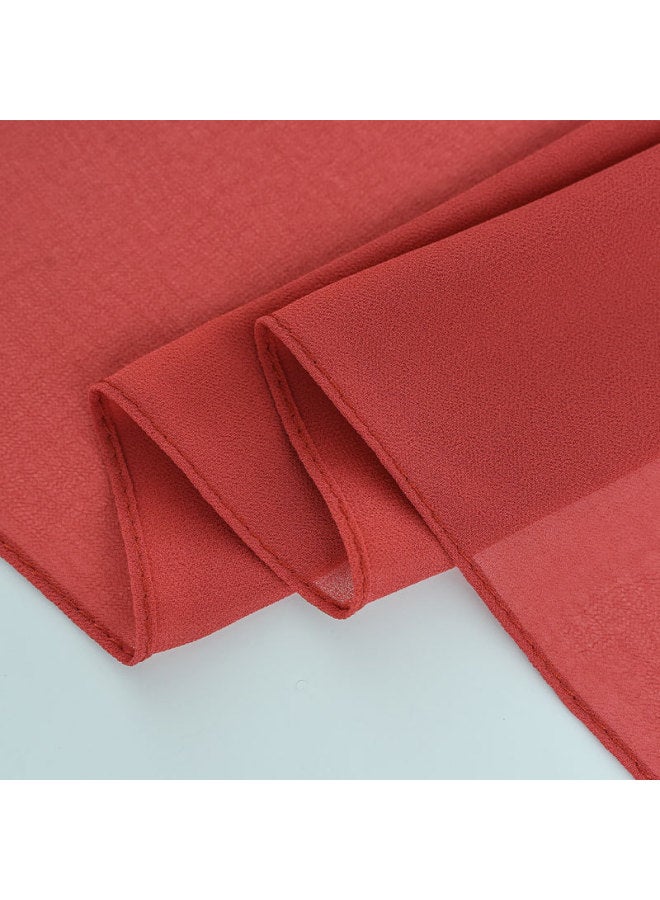 Full Color Pearl Chiffon Bubble Scarf, Gauze Scarf, Headscarf, Women's Ethnic Style Scarf - Image 4