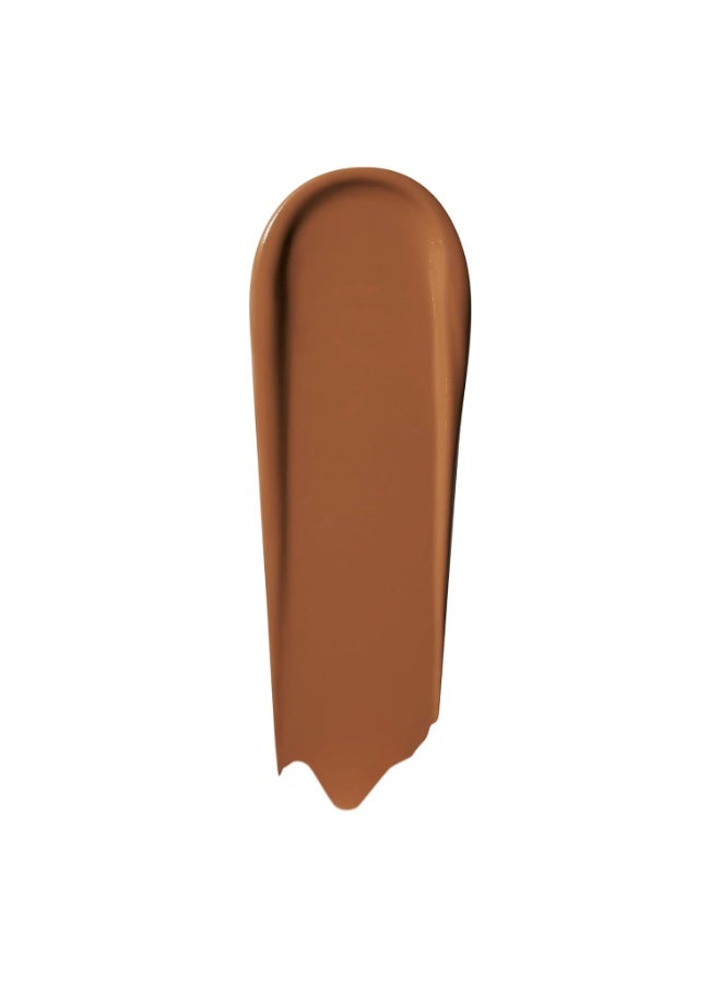 إلف كريم أساس سائل Soft Glam من e.l.f. - تغطية متوسطة، يدوم طويلاً وقابل للبناء، يمنح ملمساً ناعماً، مناسب لجميع أنواع البشرة، بلمسة نهائية ساتانية، نباتي ولم يُختبر على الحيوانات - درجة 50 Deep Warm (30 مل) - Image 2