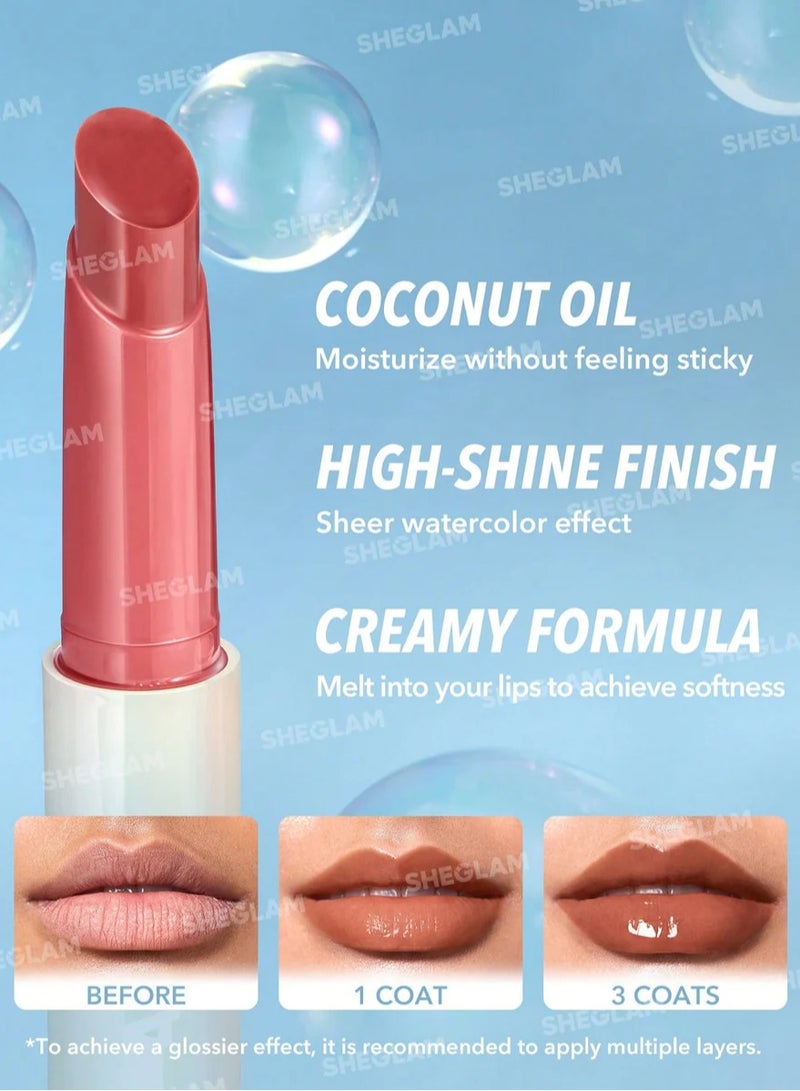 SHEGLAM Pout-Perfect Shine Lip Plumper Sepia Kiss - Image 4