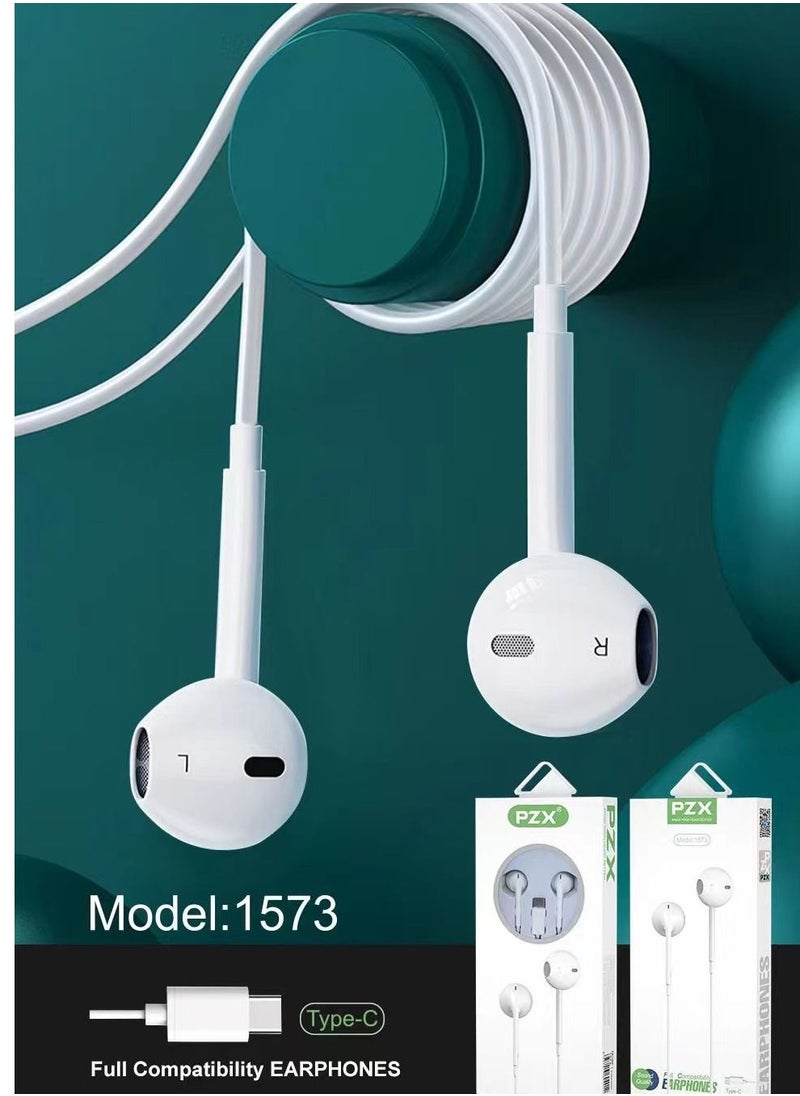 PZX - Earphone Type-c In-ear wired - Image 1