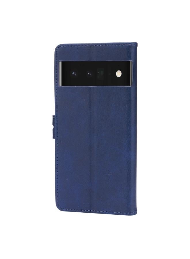 Green Tiger Case For Google Pixel 7a Embossed Happy Cat Pattern Flip Leather Phone Case - Image 3