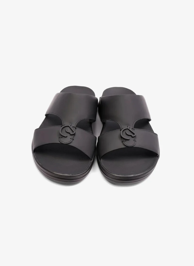 UOMO Cavalier UOMO CAVALIER EMBOSSED LEATHER SUN DESIGN SANDALS