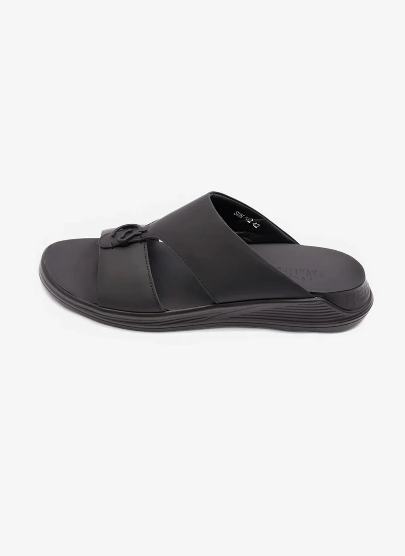 UOMO Cavalier UOMO CAVALIER EMBOSSED LEATHER SUN DESIGN SANDALS