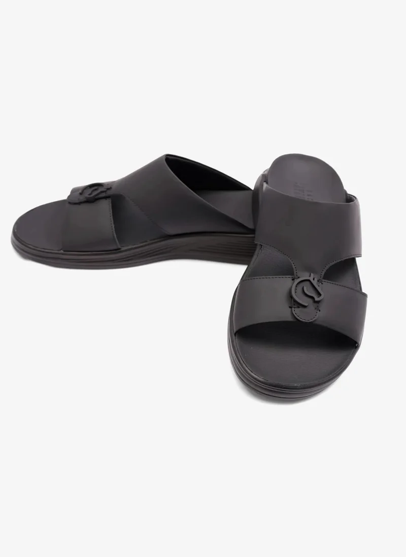 UOMO Cavalier UOMO CAVALIER EMBOSSED LEATHER SUN DESIGN SANDALS