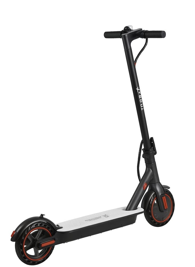 Generic Basic Electric Scooter – 250W Motor, LED Light Board, Foldable, No Suspension, 8.5” Solid Tires, Black Frame 