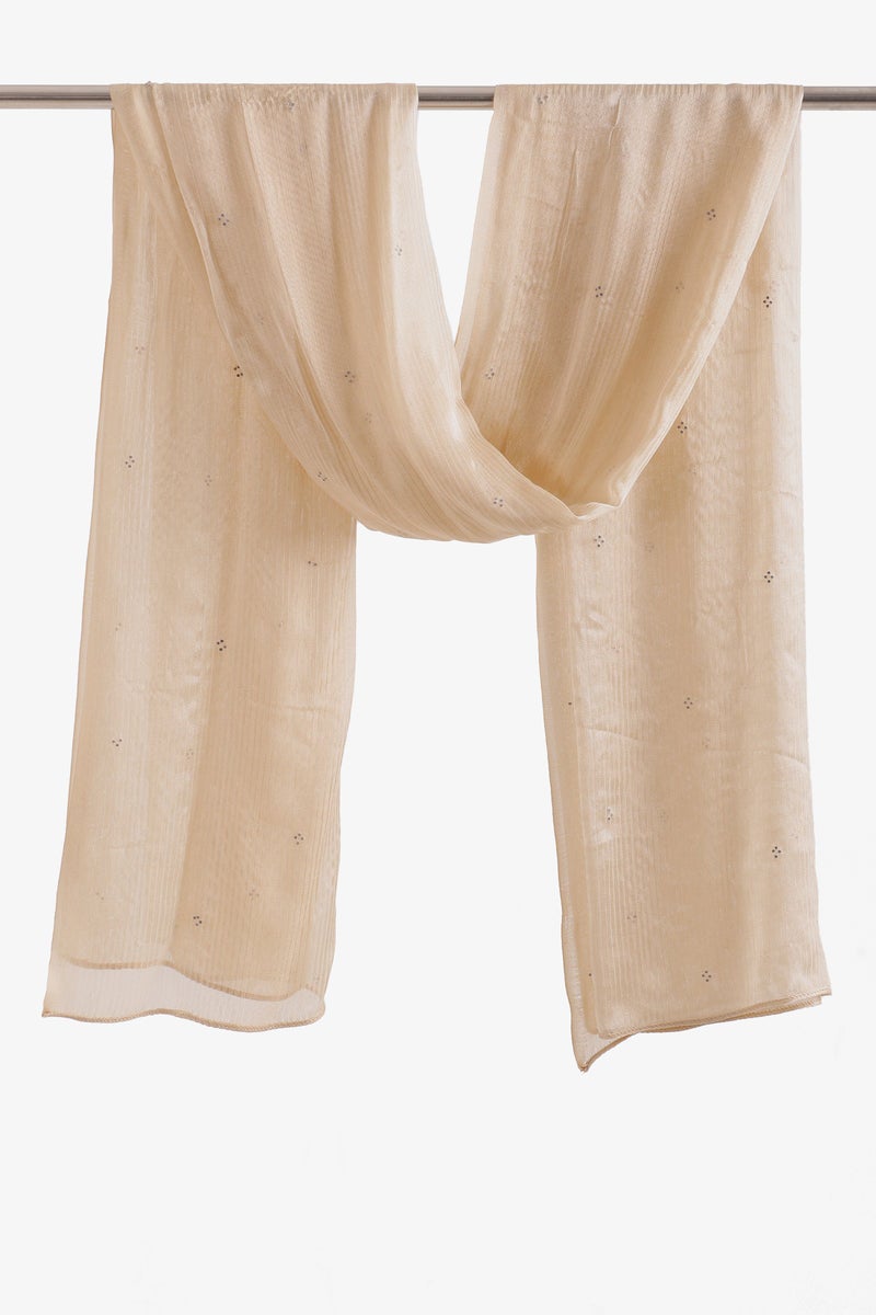 Carina Embroidered Clusters Scarf - Image 1