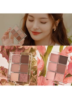BBI@ BBIA BBIA Ready To Wear Eye Palette - Ultimate Eyeshadow Palette Blendable & Buildable Shade Soft Texture Shimmer Finish Gorgeous Pearls Daily Eye Shadow Colors Vegan Korean Eye Makeup (02 MOOD BLUSH)  - Image 4