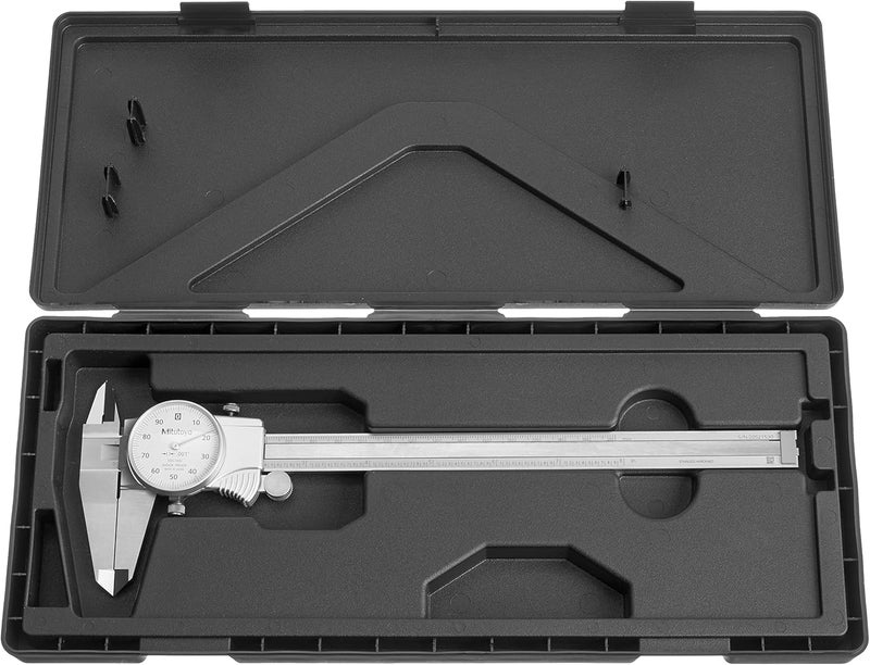 Mitutoyo Mitutoyo 505743J 08 Inch 001 Inch Dial Caliper 1 InchRevolution  - Image 3