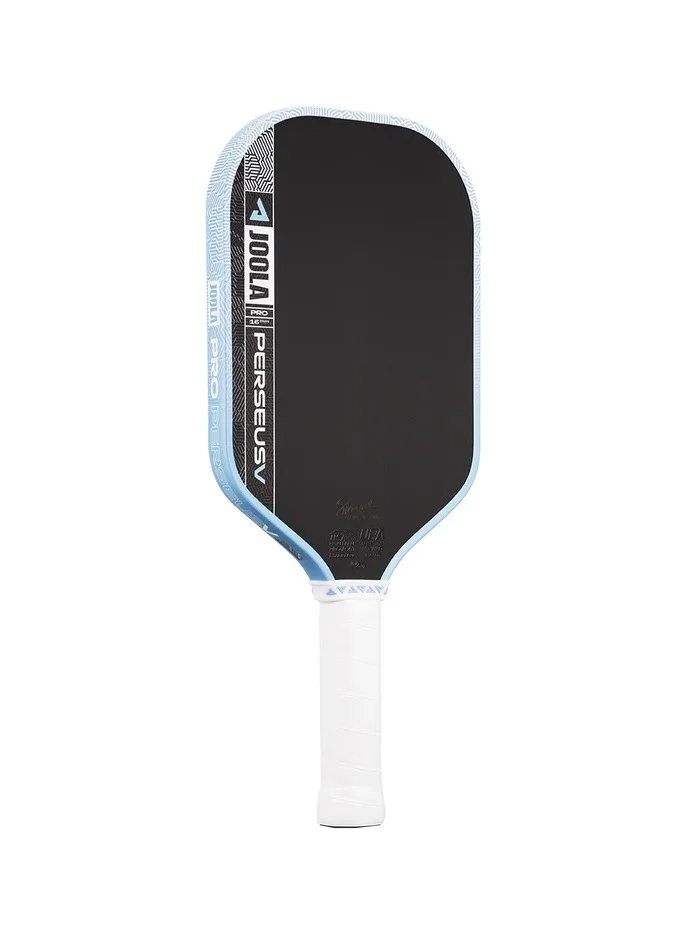 جولا JOOLA Perseus Pro V Pickleball Paddle – Simone Jardim Breeze Blue 16mm | Carbon Fiber Surface | KineticFrame Tech | Slim Grip | Control & Reach | USAPA Approved