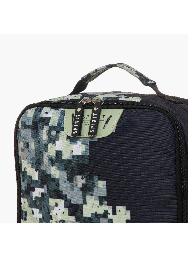 Spirit Pixel Print Lunch Bag for Kids - Image 5