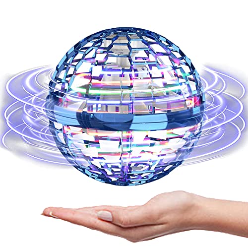 ATHLERIA Magic Flying Orb Ball with LightsUFO Hand Operated Mini Drone for KidsGalactic Fidget Spinner Boomerang Hover BallsIndoor Outdoor ToysCool Birthday Gifts for 6 7 8 9 10 Year Old Boy Girl Teens - Image 1
