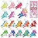 DODOLOL Unicorn Party Favors for Kids Goodie Bags Stuffers Pop Fidget Toys Bulk Its32 Pack Unicorn Toys Pinata Stuffers Birthday Party Favors 48812 Bubbles Small Kids Mini Classroom Prizes Pop keychain It - Image 4