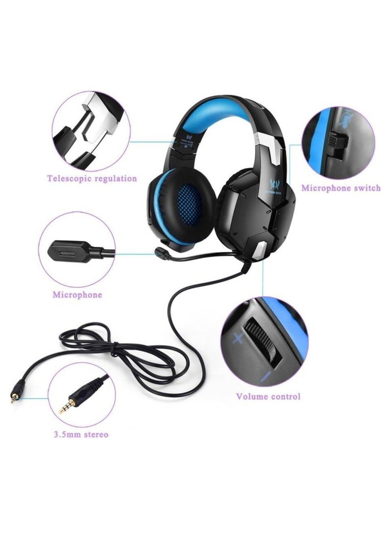 Kotion Each G1200 Gaming Headset- Compatible with laptop, PC, Mobile and tablet- Gold plated 3.5mm|4-pin plug- G2000  - Image 2