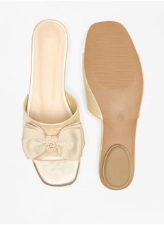 Flora Bella By Shoexpress صندل نسائي سهل الارتداء مزين بفيونكة  - Image 4