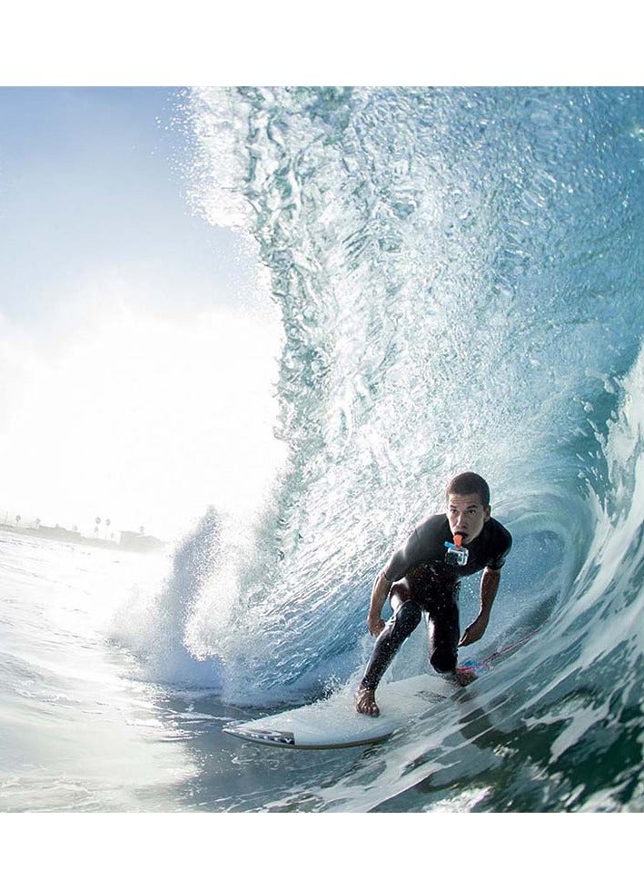 SYOSI Surfboard Diving Camera Accessories for Hero 7/6/5 Action Sports Camera Action Camera Non-Slip Floating Bite Mount Underwater Camcorder Diving Surfing - Image 5