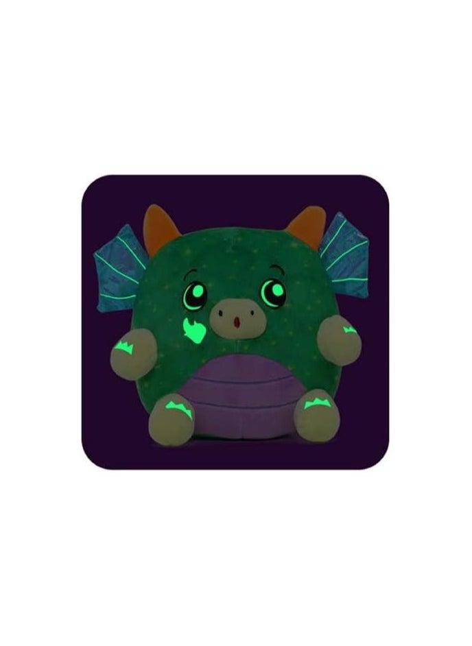Happy Lines Gifts - Dream Beams glow in the dark - Wave 3, Draco the dragon (7.5"/18cm) - Vacuum Pack w/ hangtag - Image 1